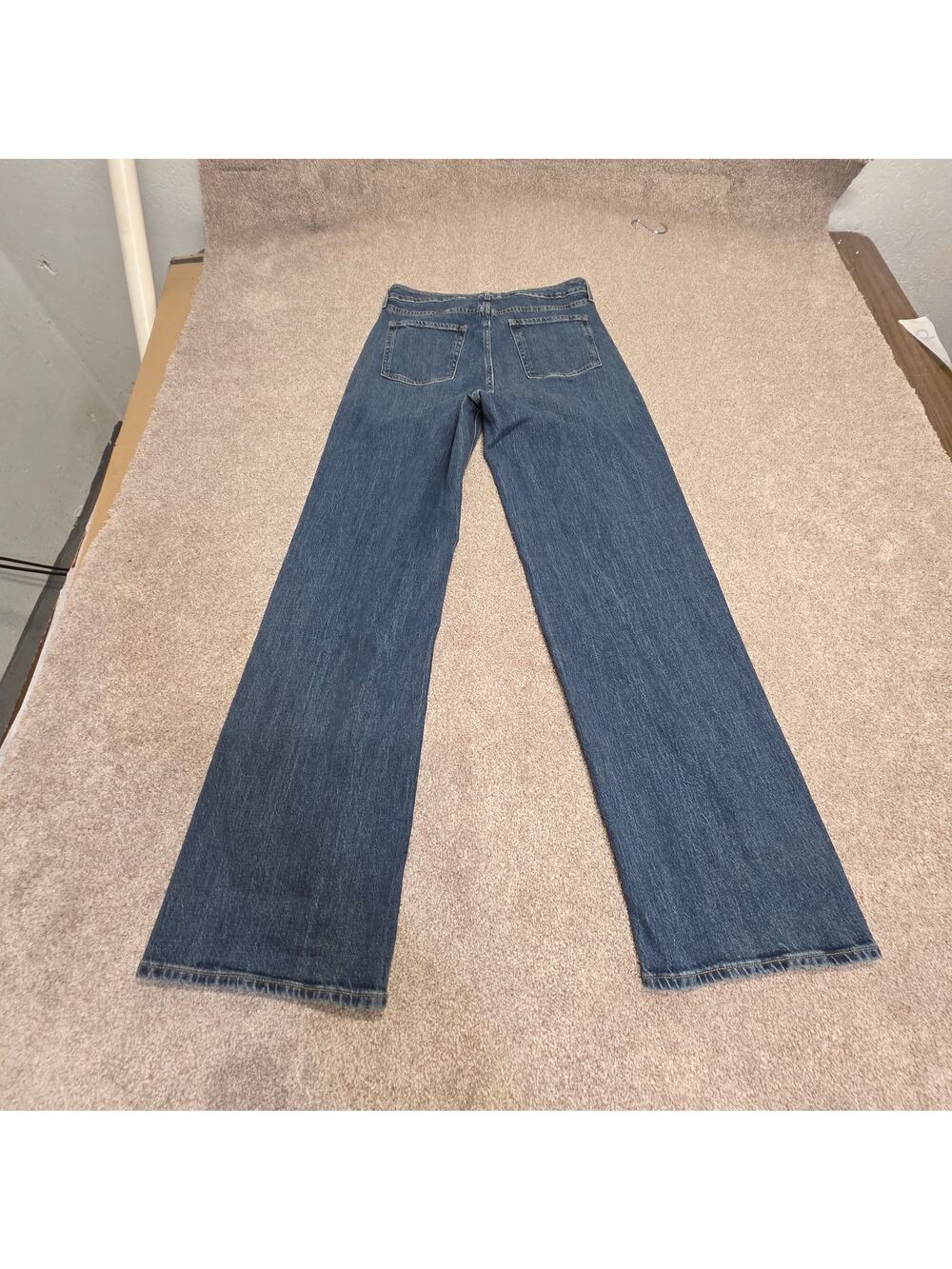 Barrel Relaxed Loose fit indie sleaze Old Navy High-Rise Wide Leg Jeans 10 Tall